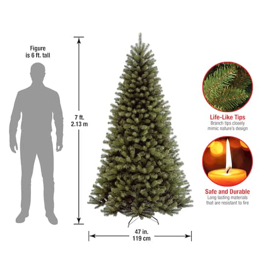 ft. Unlit North Valley Spruce Full Artificial Christmas Tree